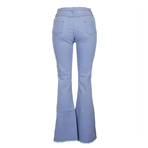 Vintage denim jeans for women by Carmine Juneberry, featuring classic fit and stylish distressed details.