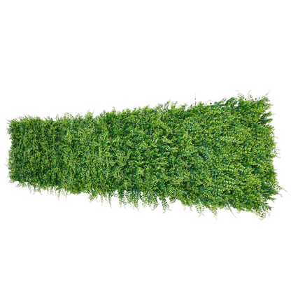 Start2Finish artificial boxwood plant wall panels, 12 pcs, 20x20 inches, for garden, outdoor, or wedding greenery backdrop.