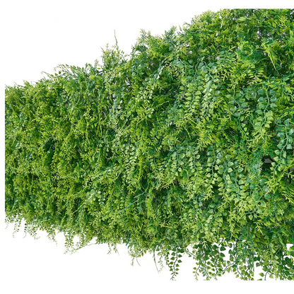 Start2Finish artificial boxwood panels, 20x20 inches, lush green fake grass screens for garden privacy, indoor or outdoor decor.