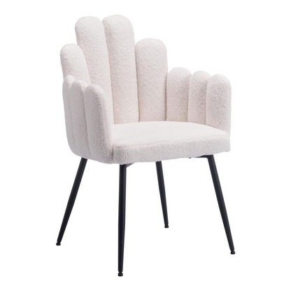 Set of two ivory Noosa Dining Chairs by Start2Finish, featuring sleek design and cushioned seats for modern dining rooms.