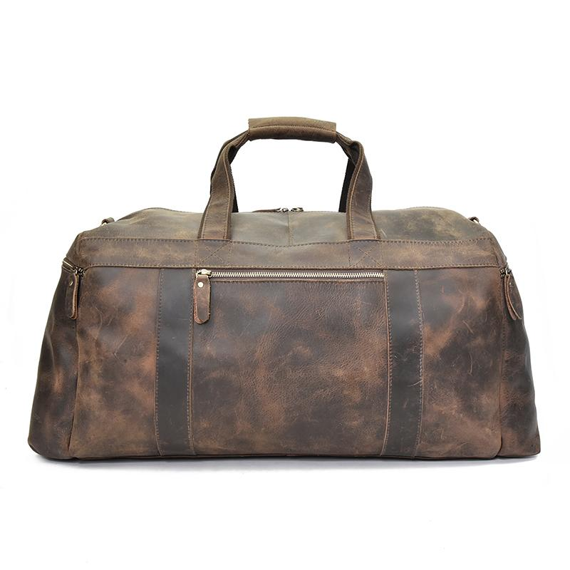 Large leather Colden Duffle Bag by Start2Finish, featuring spacious capacity and sturdy handles for travel and weekend trips.