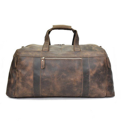 Large leather Colden Duffle Bag by Start2Finish, featuring spacious capacity and sturdy handles for travel and weekend trips.