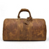 Start2Finish Bjarke Weekender leather duffle bag with sturdy handles and polished finish, designed for stylish travel accessories.