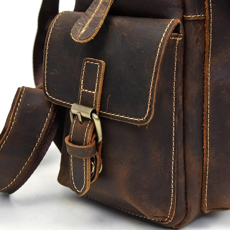 Handcrafted leather Freja backpack by Start2Finish, showing the stylish accessory with adjustable straps and spacious interior.