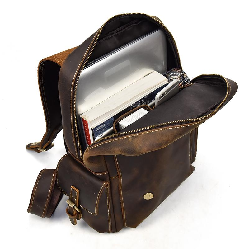 Handcrafted leather Freja Backpack by Start2Finish, featuring a stylish accessory design with adjustable straps and spacious interior.