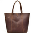 Handcrafted leather tote bag from Start2Finish, The Taavi Tote, showing its spacious interior and stylish accessory design.