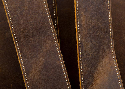 Start2Finish The Langley Vintage Leather Backpack, genuine leather accessories with adjustable straps and classic design.