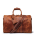 Start2Finish Brandt Weekender small leather duffle bag with sturdy handles and sleek design for travel and accessories.