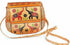 Silver Hestia Trunks Up Lucky Elephants clutch purse with embossed elephant design and metallic finish.