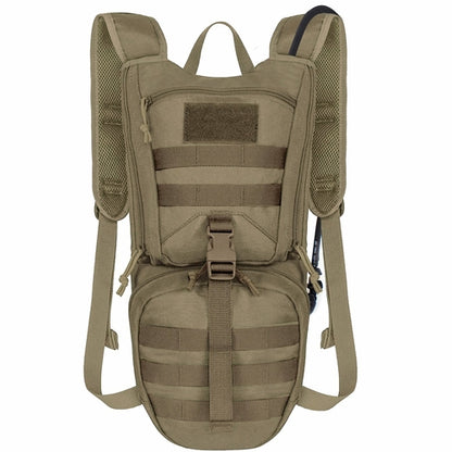 Indigo Eurybia tactical hydration backpack with 2.5L bladder and thermal insulation for outdoor sports and hydration.
