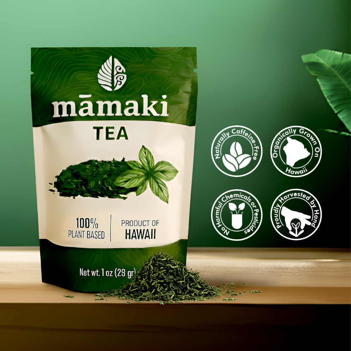 Mamaki Tea - Hawaiian Organic Caffeine Free