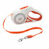 Yellow Pandora automatic retractable dog leash with handle and leash extension, designed for safe walking and control.