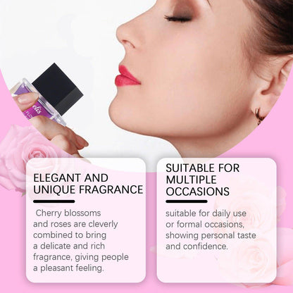 Elegant Carmine Juneberry Romantic Light Perfume for body, with a lasting floral scent and delicate, sophisticated design.