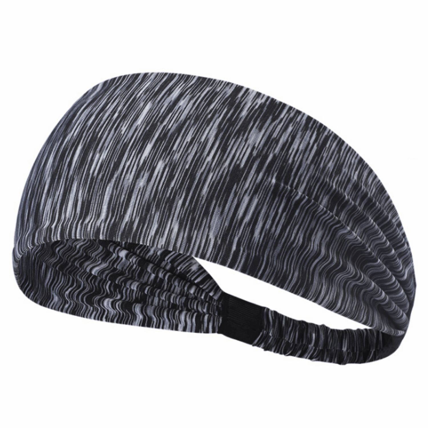 Black Lavender extra-wide sport and fitness sweat-wicking headband for workout and activewear, designed to absorb sweat and stay in place.