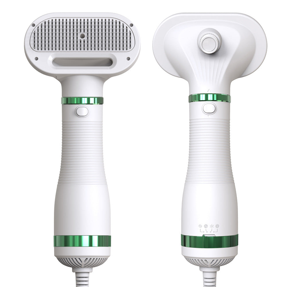 Maroon Asteria pet comb hair dryer for grooming pets, with a sleek design and adjustable settings for drying and detangling fur.