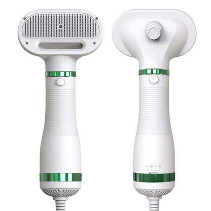 Maroon Asteria pet comb hair dryer for grooming pets, with a sleek design and adjustable settings for drying and detangling fur.