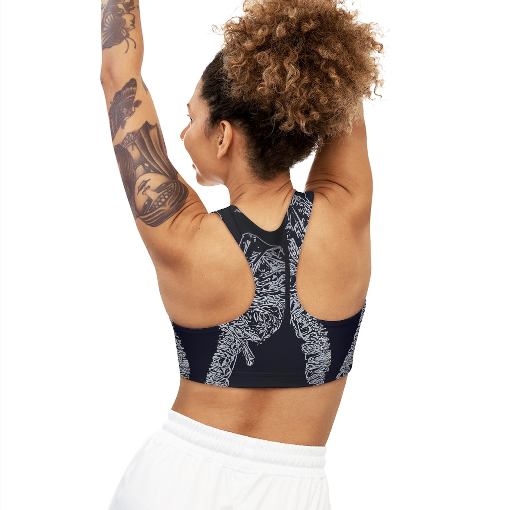 Women’s Erin Theia Hosea Artista Collaboration Series sports bra, activewear with a stylish design and supportive fit.