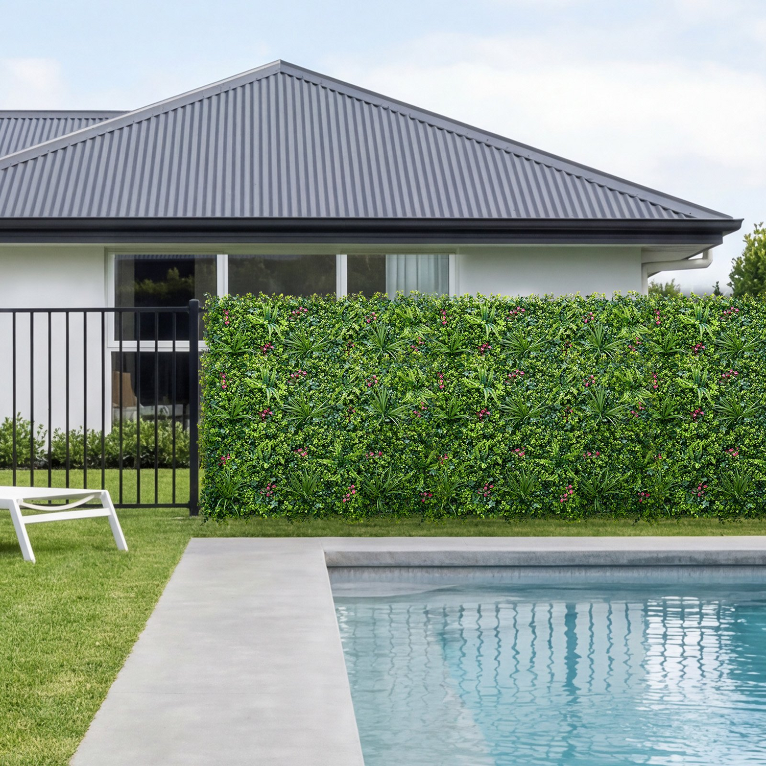 Artificial boxwood plant wall panels by Start2Finish, 12pcs 20x20 inch greenery backdrop for privacy, garden, or wedding decor.