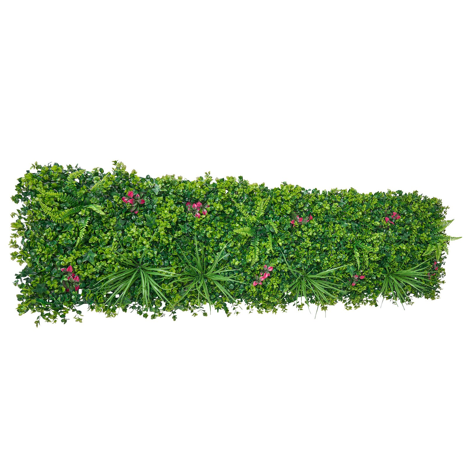 Start2Finish VEVOR artificial boxwood panels, 12-pack, 20x20 inches, green faux grass wall for outdoor and indoor privacy and decor.