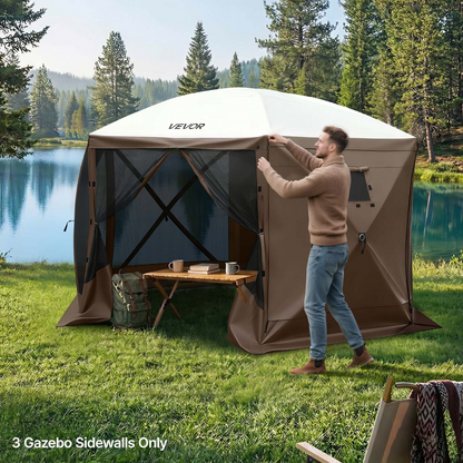 Start2Finish VEVOR canopy sidewalls, 5.67x4.85 ft waterproof tent walls with one-sided window for outdoor event tents and vendor booths.