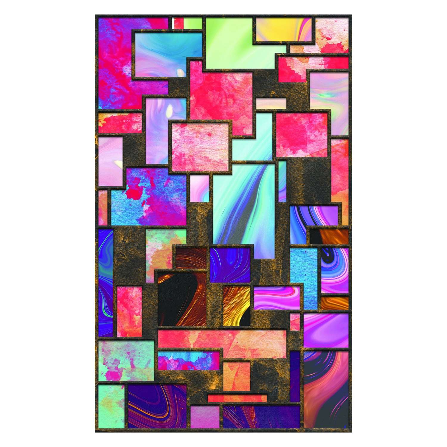 Start2Finish frosted etched glass film for windows, decorative privacy vinyl sticker covering doors with self-adhesive frosted design.