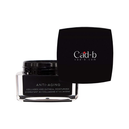 Start2Finish anti-aging collagen moisturizer jar with cream visible, highlighting skincare product for youthful skin.