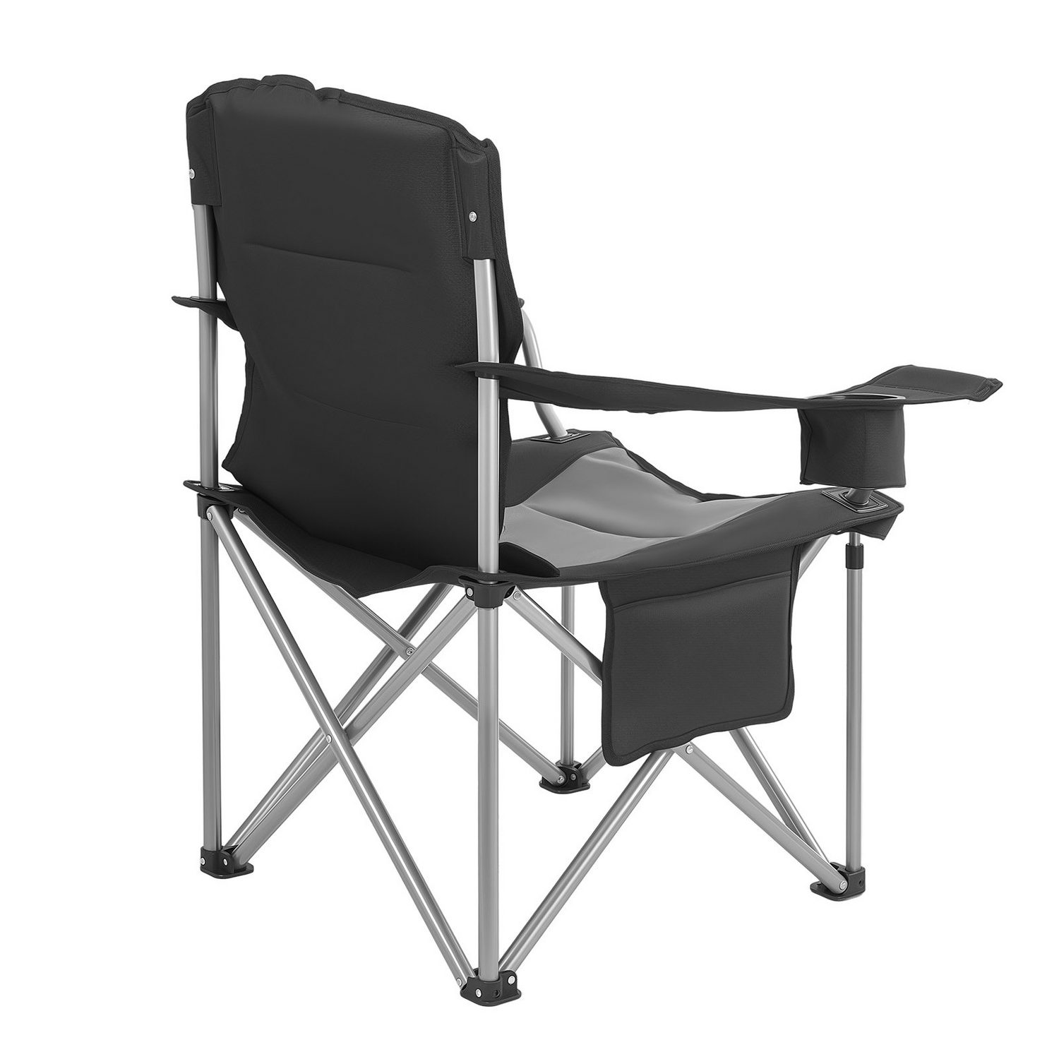 Start2Finish VEVOR oversized camping chairs with padded backrest, armrests, cup holder, side pocket, cooler bag, portable outdoor seats.