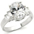 High-polished 925 Sterling Silver ring with AAA grade cubic zirconia by Turquoise Tiger, showcasing a sleek, elegant jewelry design.