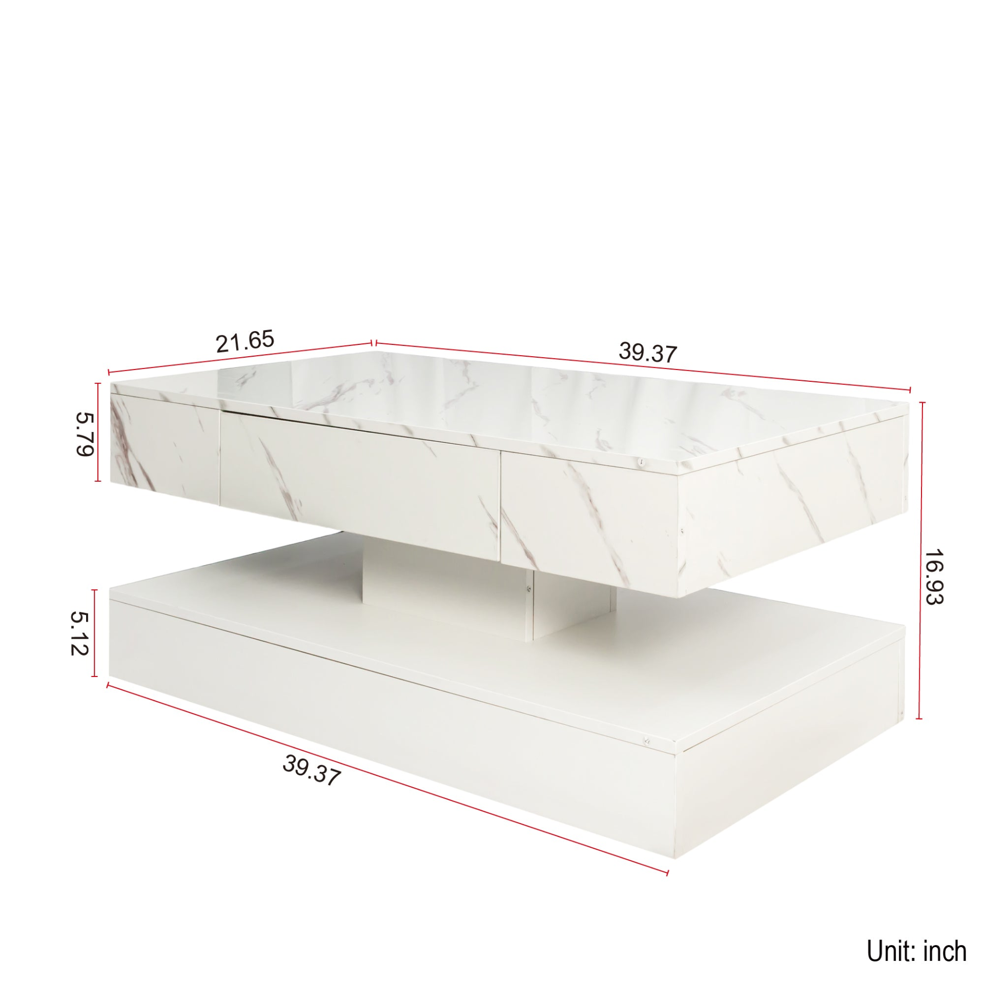 Modern LED coffee table by Start2Finish with ambient lighting, contemporary design, and sleek surface for living room decor.