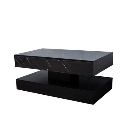 Modern LED coffee table by Start2Finish with ambient lighting, perfect for contemporary living room furniture.
