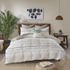 Cotton printed duvet cover set with decorative trims from Start2Finish, featuring a colorful floral design and soft fabric.
