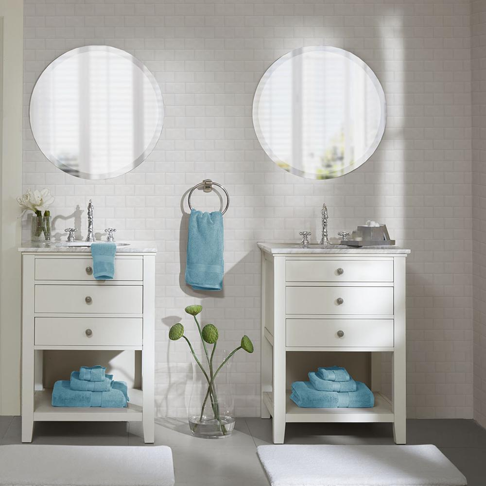 Start2Finish 8-piece bath towel set made of 100% cotton with antimicrobial properties, featuring plush, absorbent towels in various sizes.