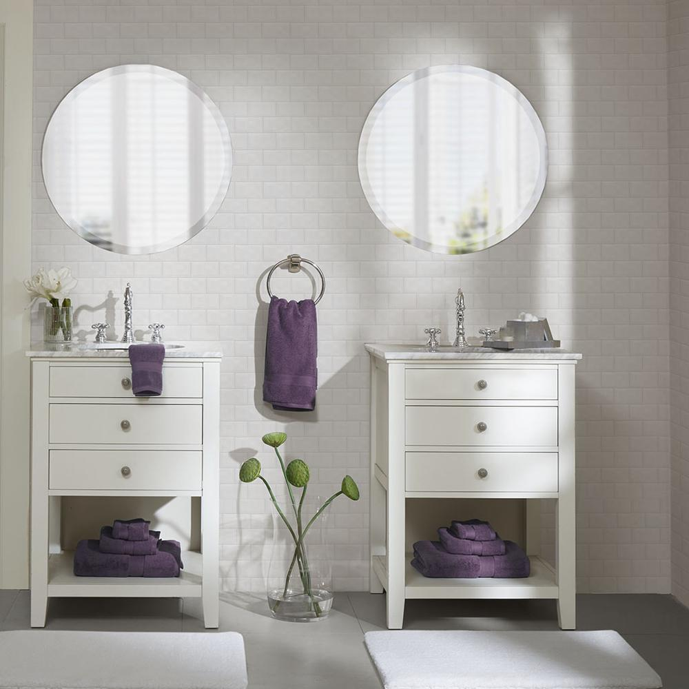Start2Finish 8-piece 100% cotton antimicrobial bath towel set with plush, soft towels in various sizes for everyday use.