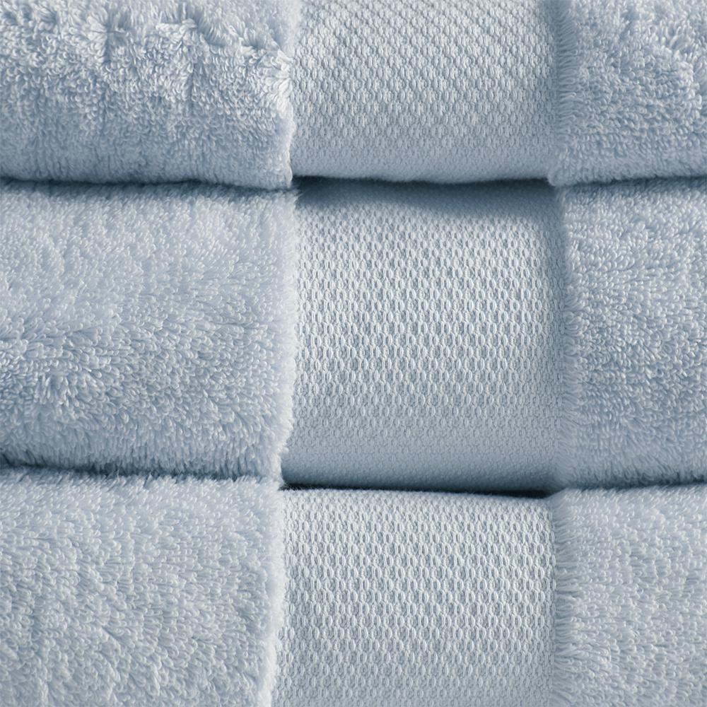 Start2Finish cotton 6-piece bath towel set with soft, absorbent towels in neutral colors, perfect for bathroom use