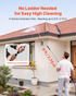 Start2Finish VEVOR 9 ft pressure washer telescoping wand with 3 sections, 7 nozzles, hose adapter, support belt, and storage bag.