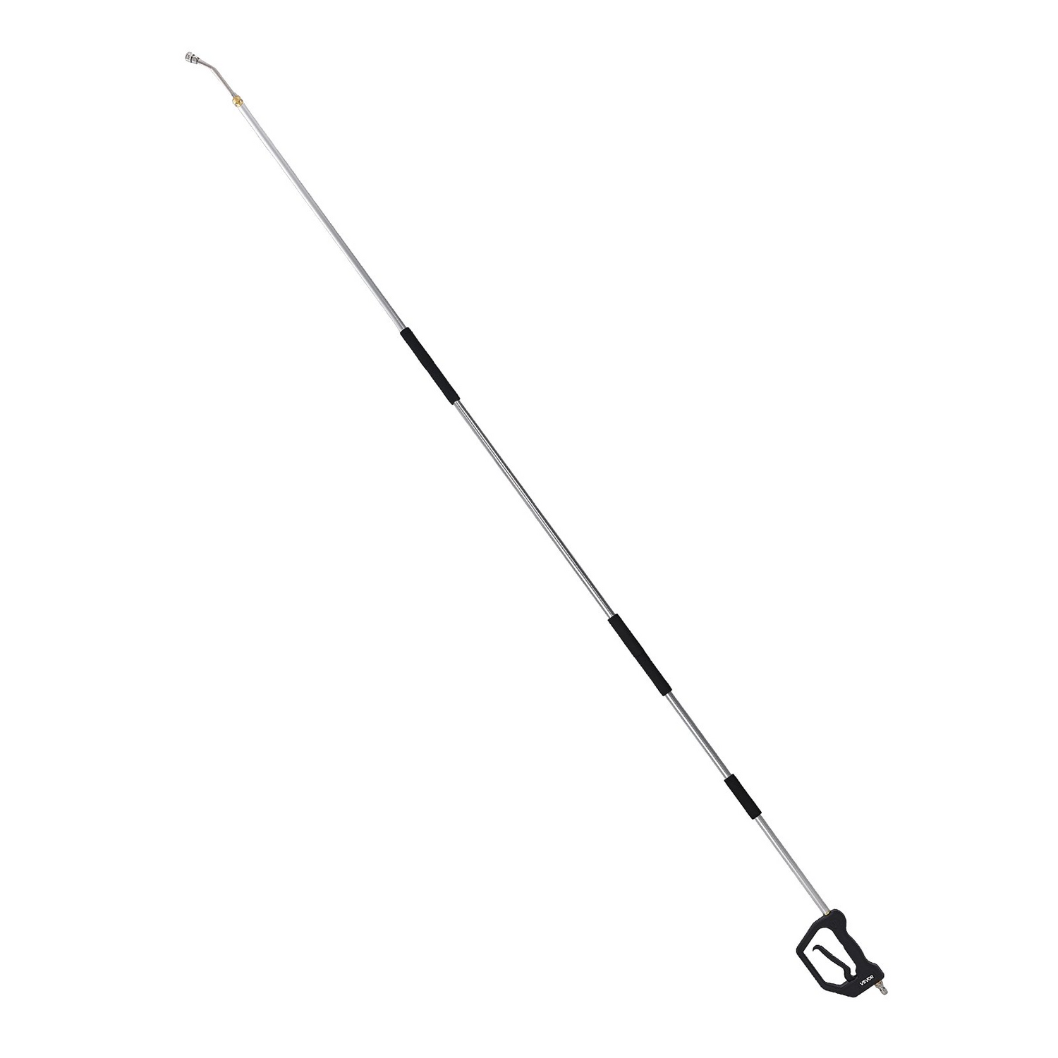 Start2Finish VEVOR 9 ft telescoping pressure washer wand with nozzles, hose adapter, support belt, and storage bag for high cleaning efficiency.