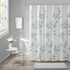 Start2Finish burnout printed shower curtain featuring a colorful, modern bath design with bold patterns and vibrant visuals.