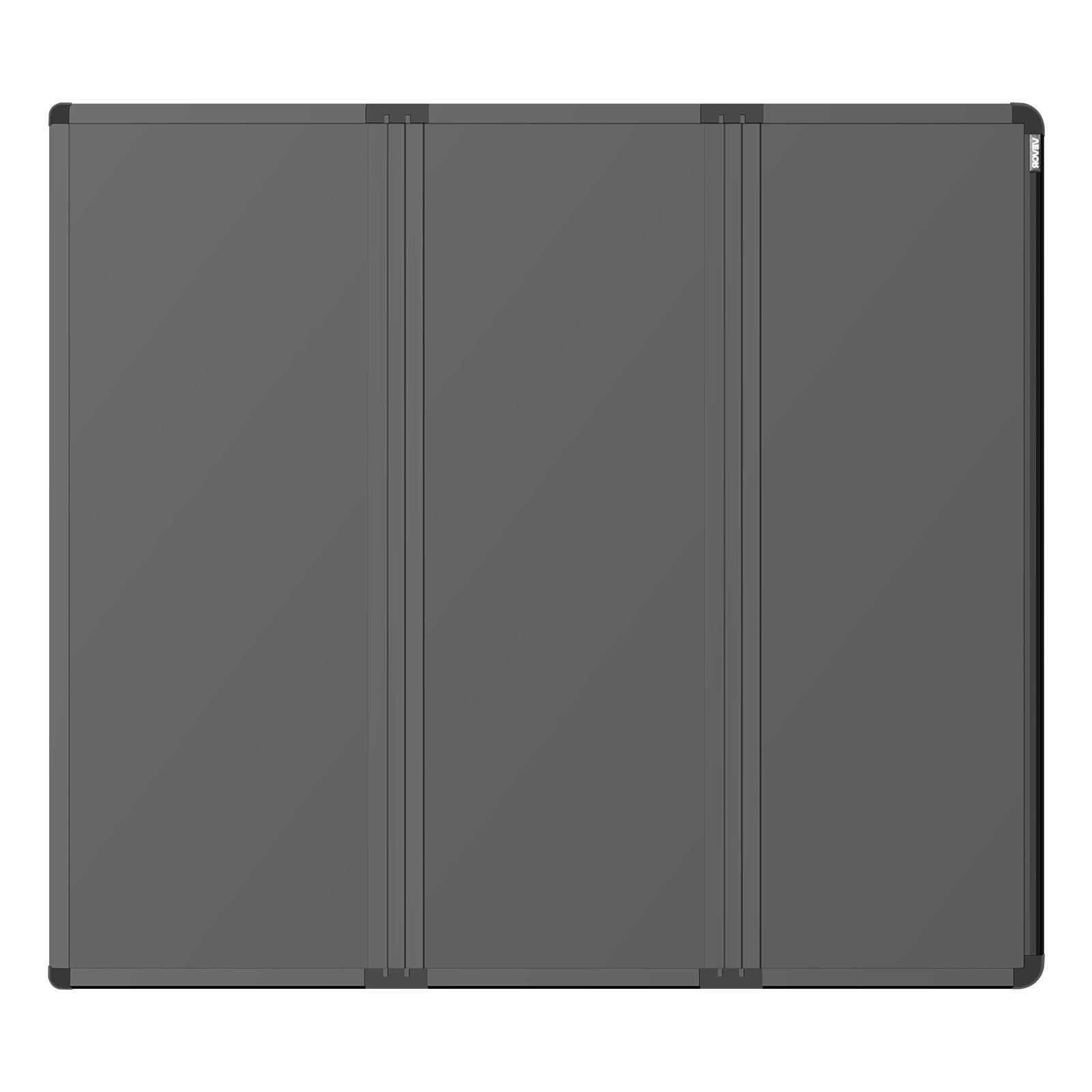 Start2Finish VEVOR hard tri-fold fiberglass truck bed tonneau cover on Chevy Silverado 1500 or GMC Sierra 1500 short box, waterproof, folding.