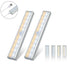 Salmon Lucky Let There Be Light 20 Motion LED Lights with rechargeable battery, compact tech accessory for illumination.