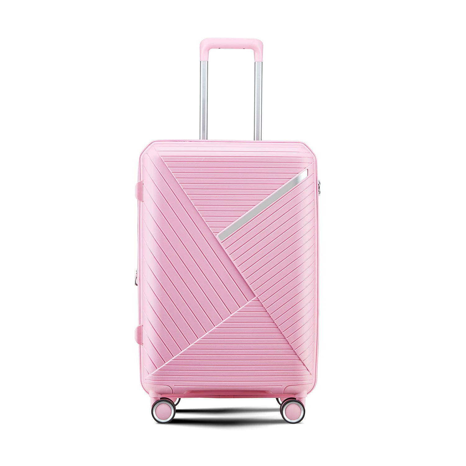 Expandable lightweight 4-piece luggage set by Start2Finish with double 360° spinner wheels and TSA lock for travel accessories