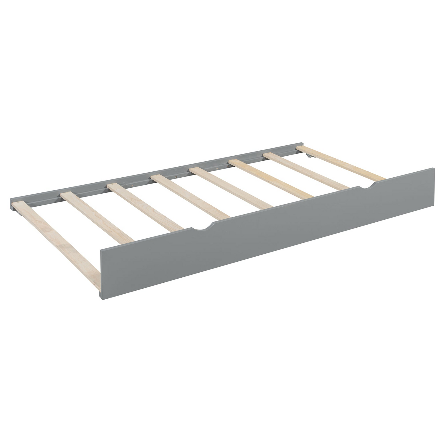 Start2Finish extending wooden daybed with trundle, space-saving guest sleep solution, featuring a classic design and sturdy construction.