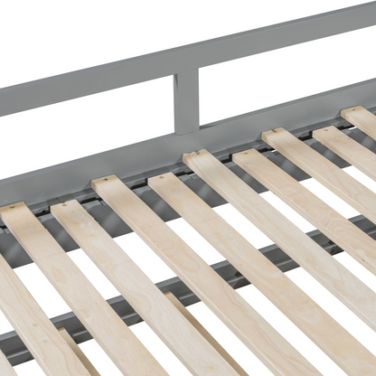 Start2Finish wooden extending daybed with trundle, space-saving guest sleep solution, featuring a classic wooden design and versatile style.
