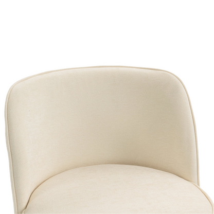 Start2Finish modern barrel upholstered accent bar stools with backrests, stylish home seating furniture, in a contemporary design.