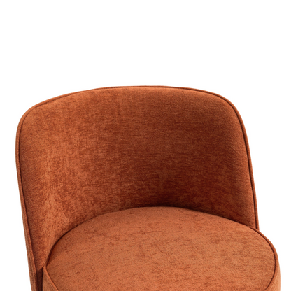 Start2Finish modern barrel upholstered accent bar stool with backrest, stylish home seating, featuring a plush padded seat and sleek design.