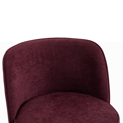 Modern Barrel Upholstered Accent Bar Stools with backrest, stylish home seating by Start2Finish, featuring plush fabric and sleek design.
