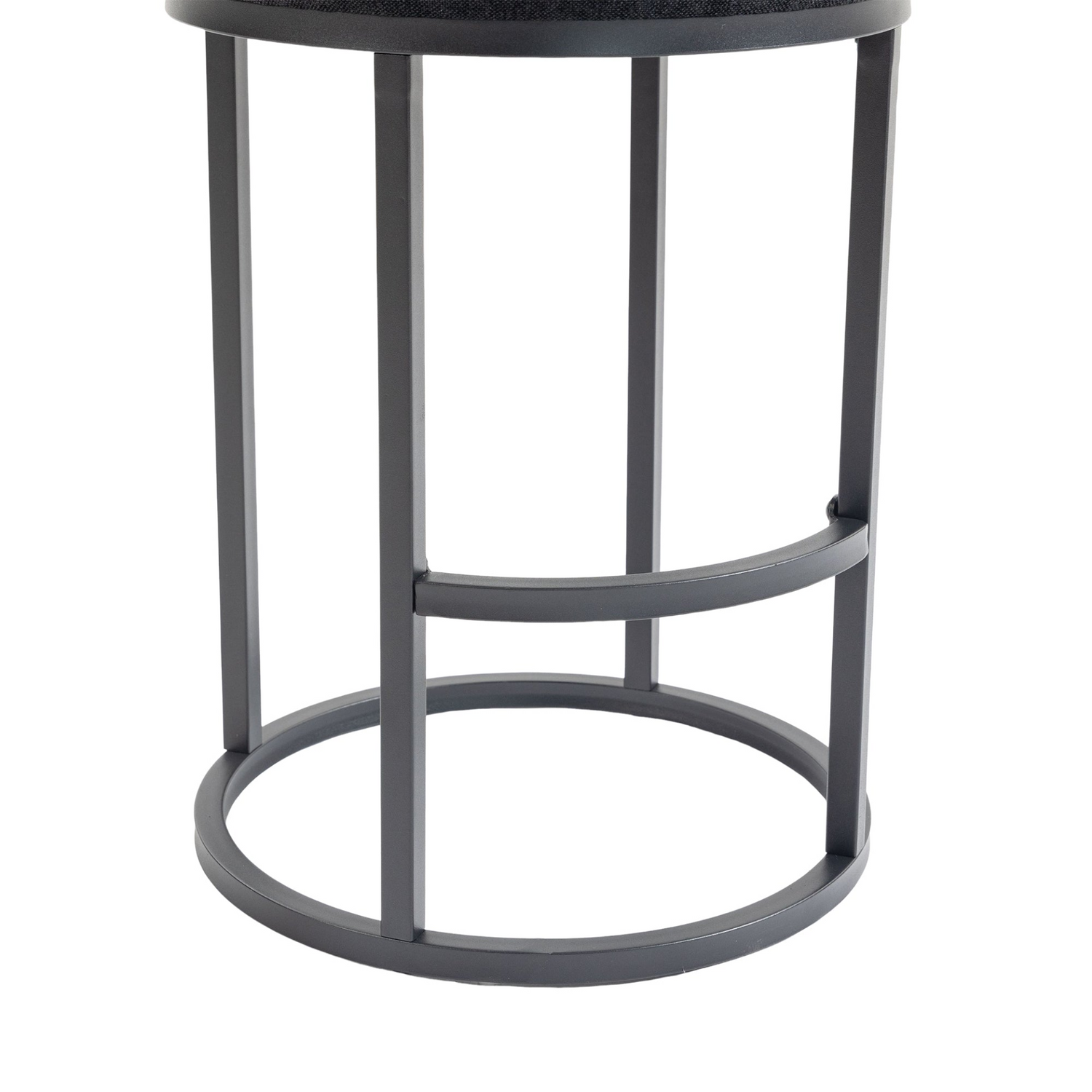 Start2Finish modern barrel upholstered accent bar stool with backrest, stylish home seating furniture with sleek design.