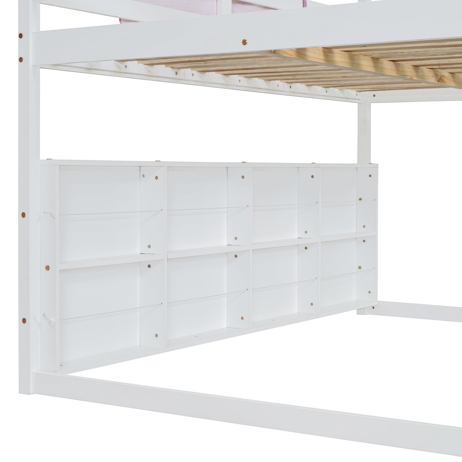 Start2Finish wooden loft bed with house-shaped frame and play tent, ideal for kids&