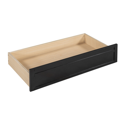 Twin size Daybed by Start2Finish with wood slat support, bedside shelves, and two drawers, shown with a cozy bedroom setting.
