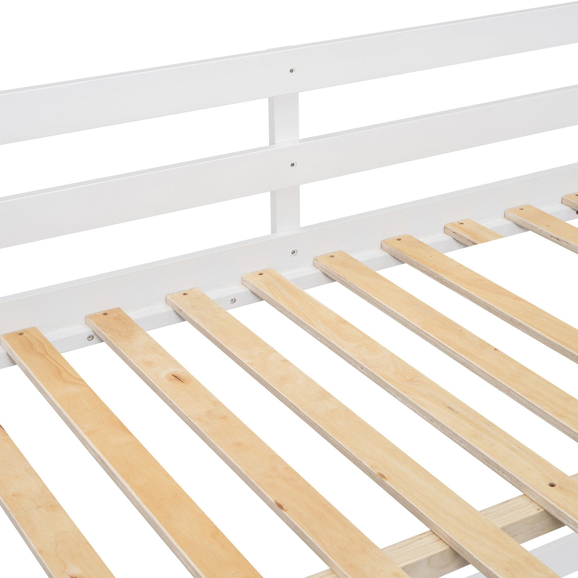 Elegant solid wood bunk bed with built-in shelves and storage drawers, showcasing durable furniture design by Start2Finish.