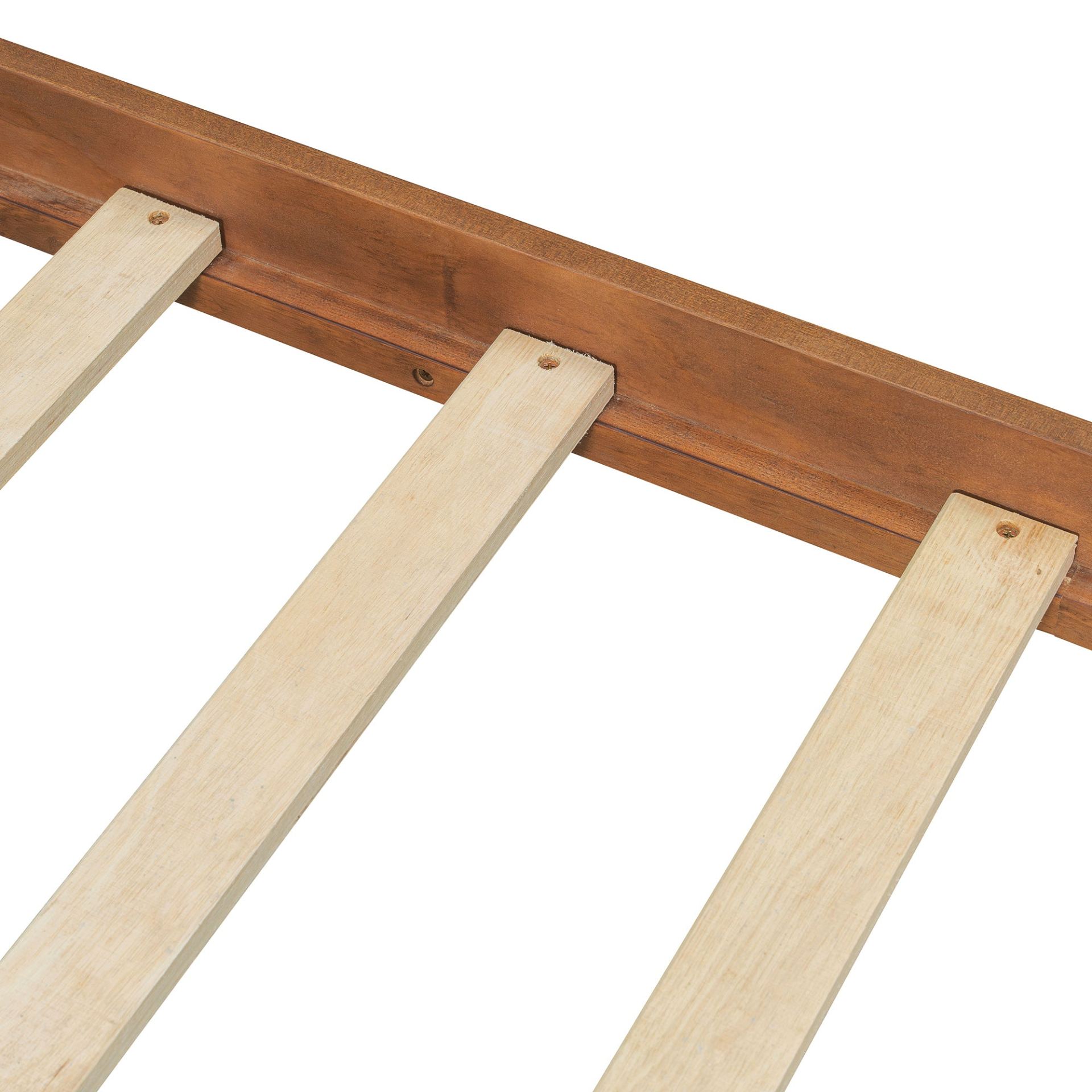 Wooden house bed for kids with built-in drawers, solid construction and playful design, by Start2Finish.